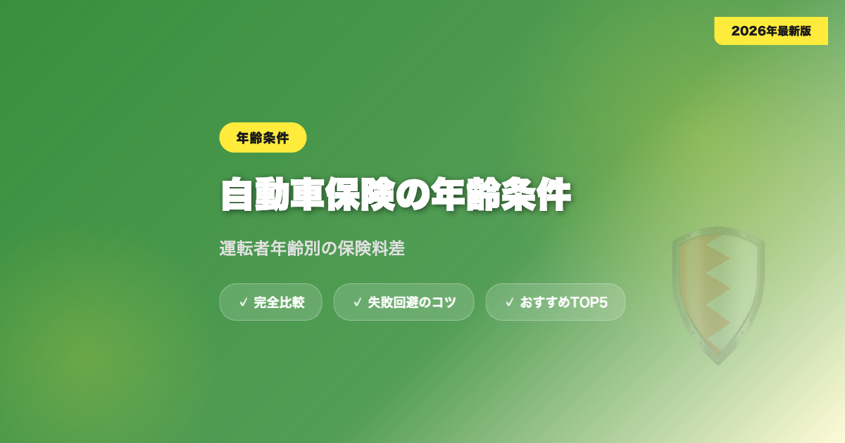 car hoken nenrei jouken アイキャッチ画像