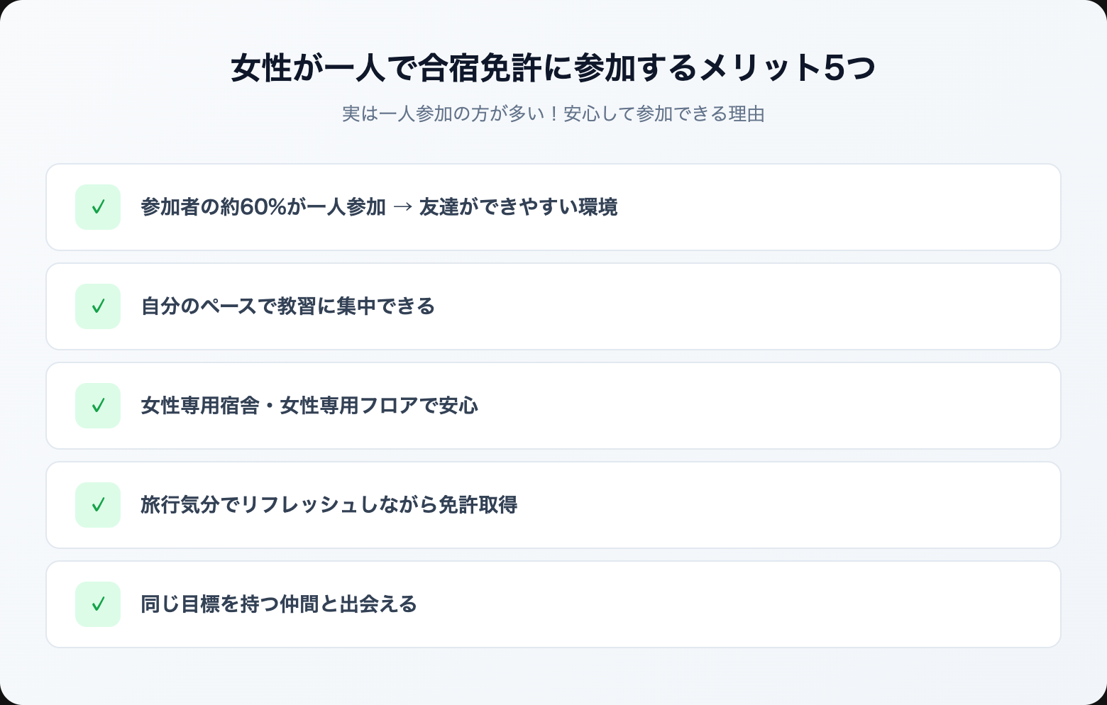 gasshuku menkyo hitori joshi