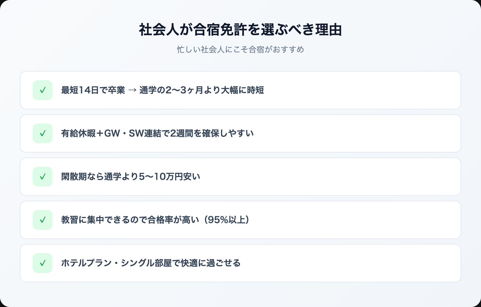 gasshuku menkyo shakaijin