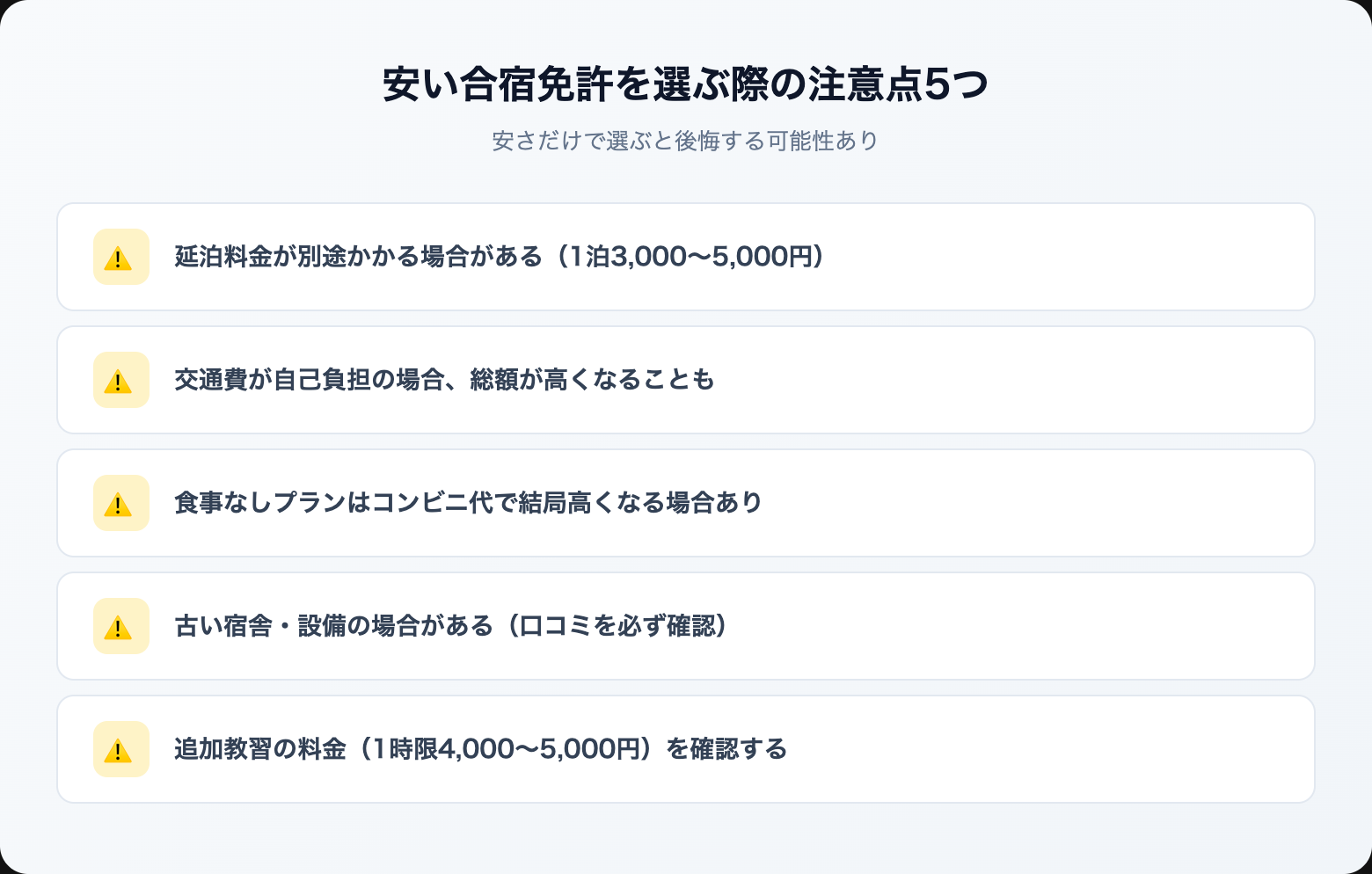 gasshuku menkyo yasui